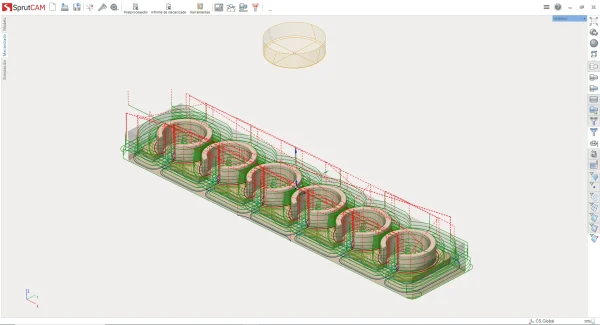 Estrategia de mecanizado en prototipo 3D