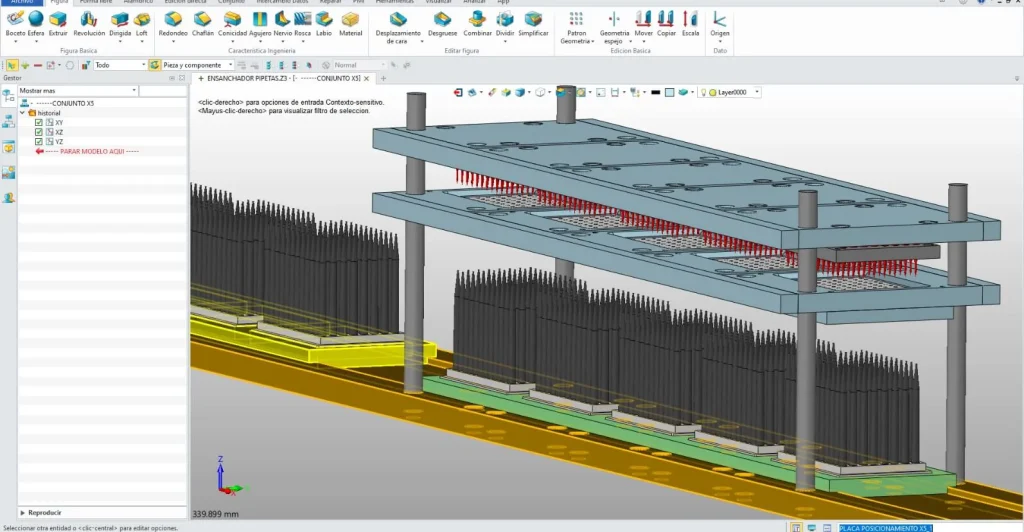 Diseño 3D para prototipo de piezas mecanizadas